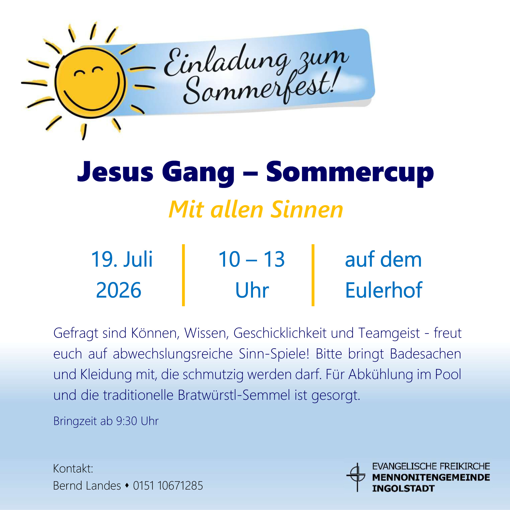 Einladung zum Sommerfest